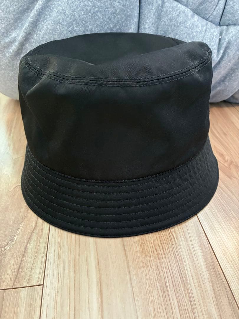 PRADA ナイロンバケットハット　ブラック　XL 購入時付属品付き