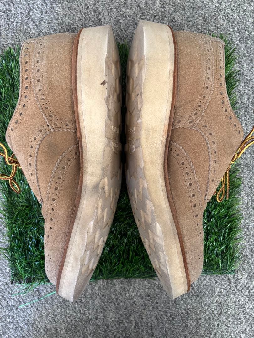 tricker’s 革靴　バートン　イングランド製 ベージュ　vibram