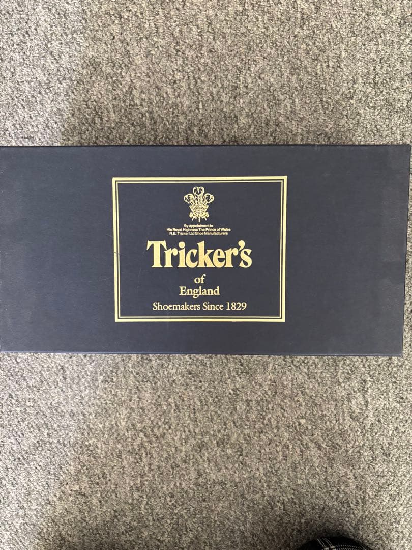 tricker’s 革靴　バートン　イングランド製 ベージュ　vibram