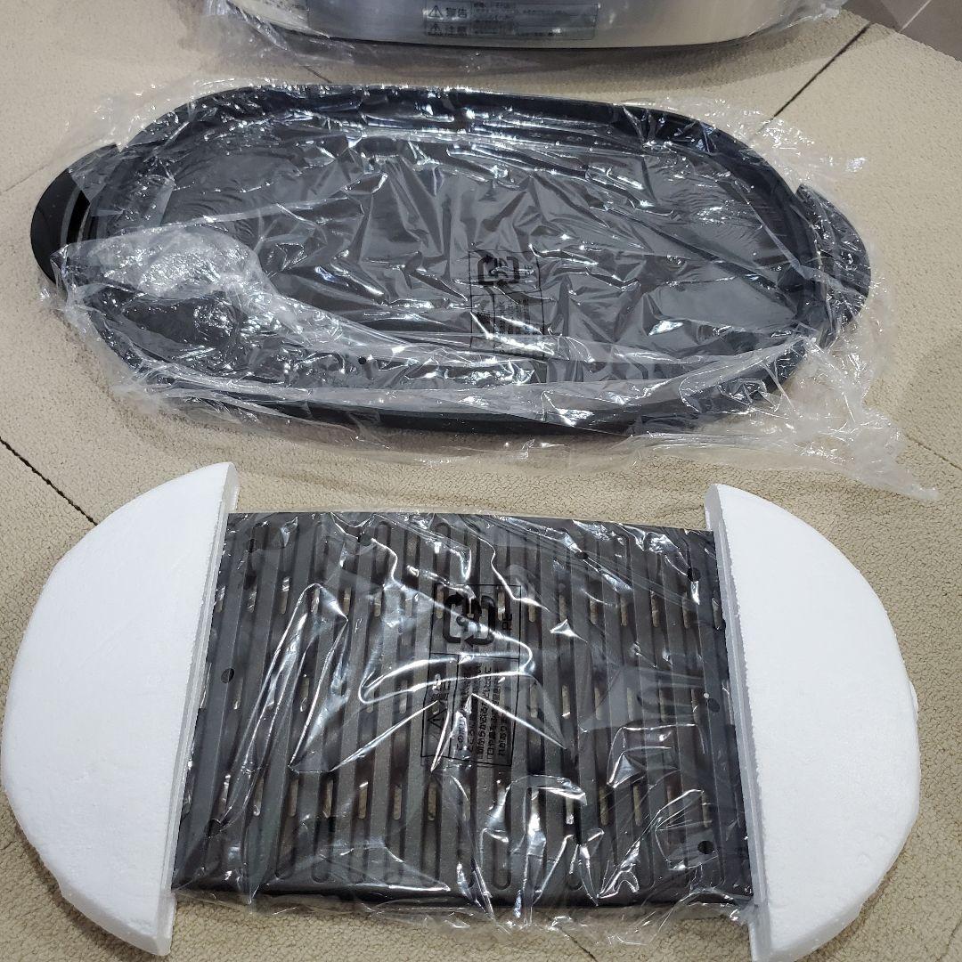 【新品・未使用】Panasonic ホットプレート NF-W200-S シルバー