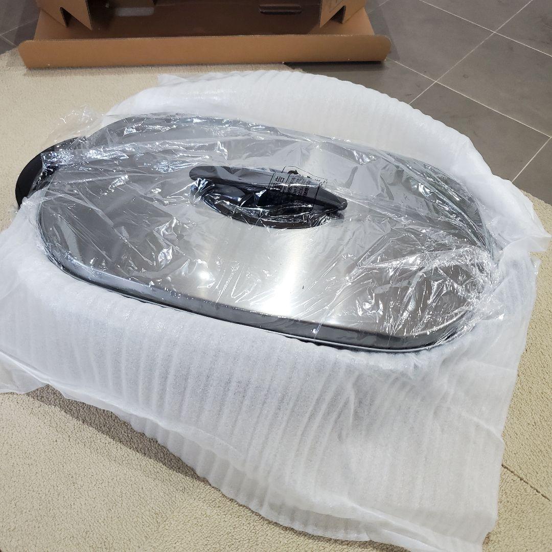 【新品・未使用】Panasonic ホットプレート NF-W200-S シルバー