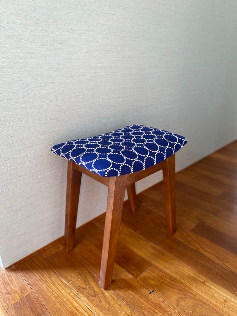 ミナペルホネン タンバリン dop ネイビー スツール ハンドメイド