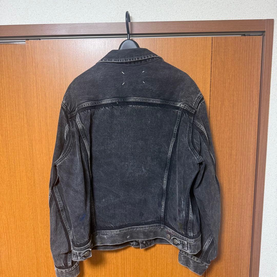 【美品】Maison Margiela デニムジャケット ブラック サイズ50