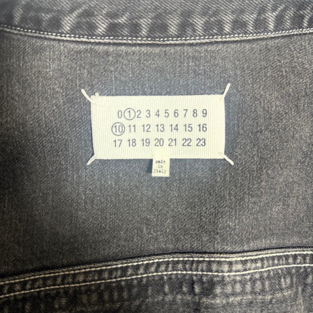 【美品】Maison Margiela デニムジャケット ブラック サイズ50