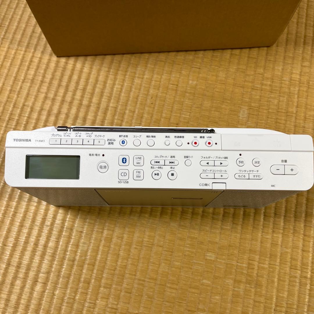 TOSHIBA SD/USB/CDラジオ　TY-ANX3 2025年製