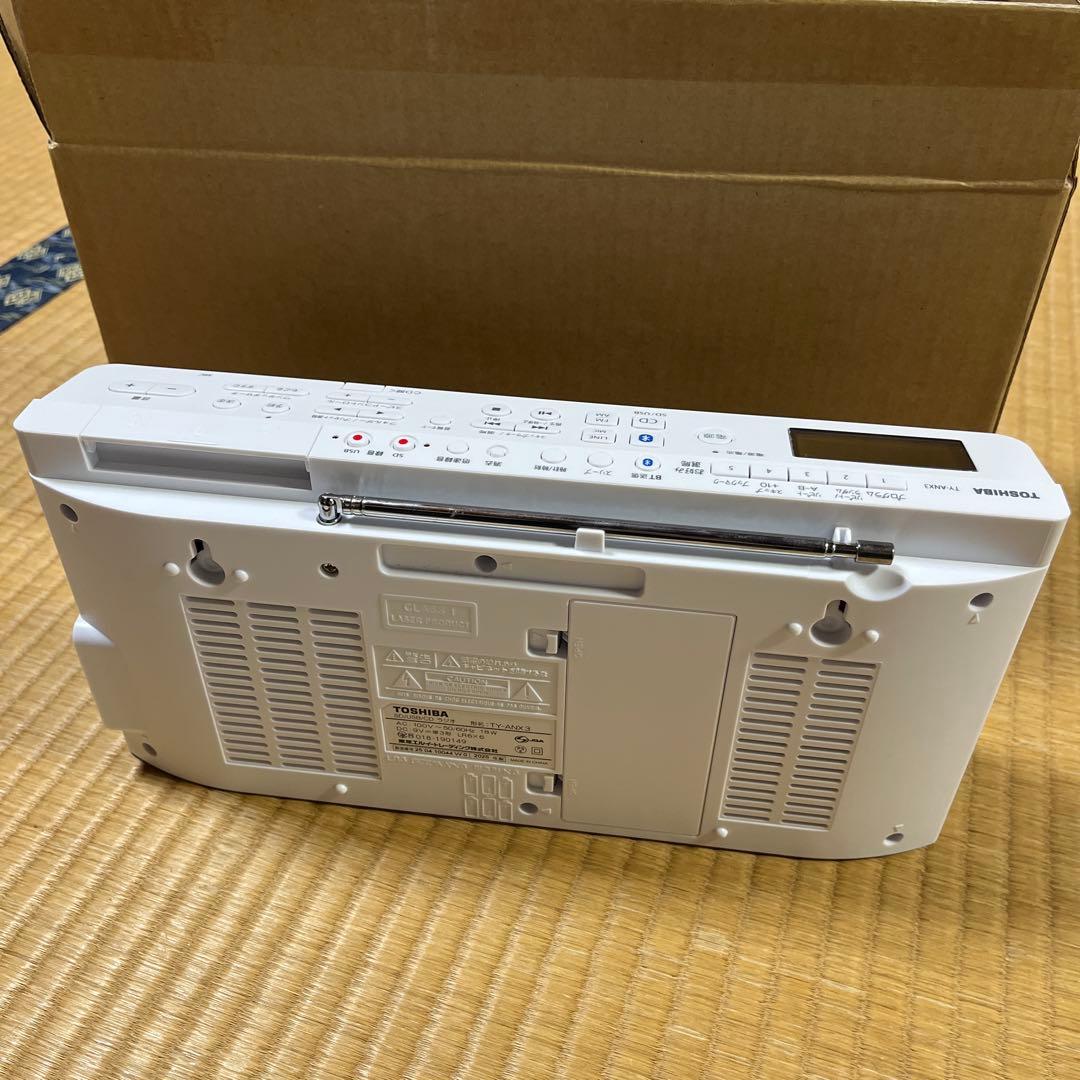 TOSHIBA SD/USB/CDラジオ　TY-ANX3 2025年製