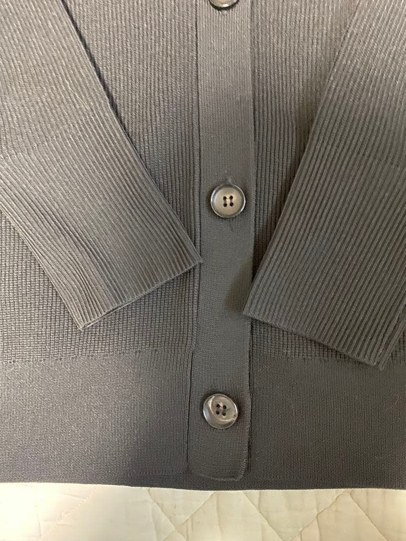 AP STUDIO ワイドニットカーディガン 黒