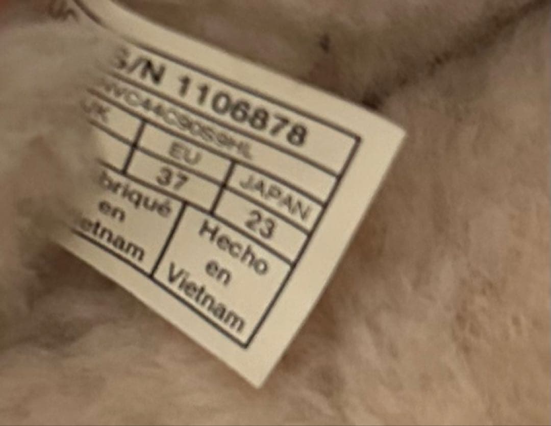 UGG 黒 スエード モカシン 23cm