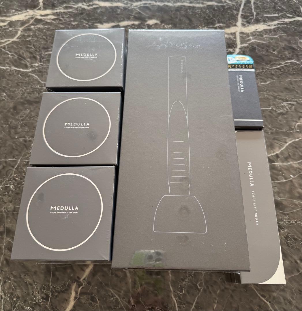 MEDULLA SONIC SHINE PRO 6点セット+キャビアマスク1つ