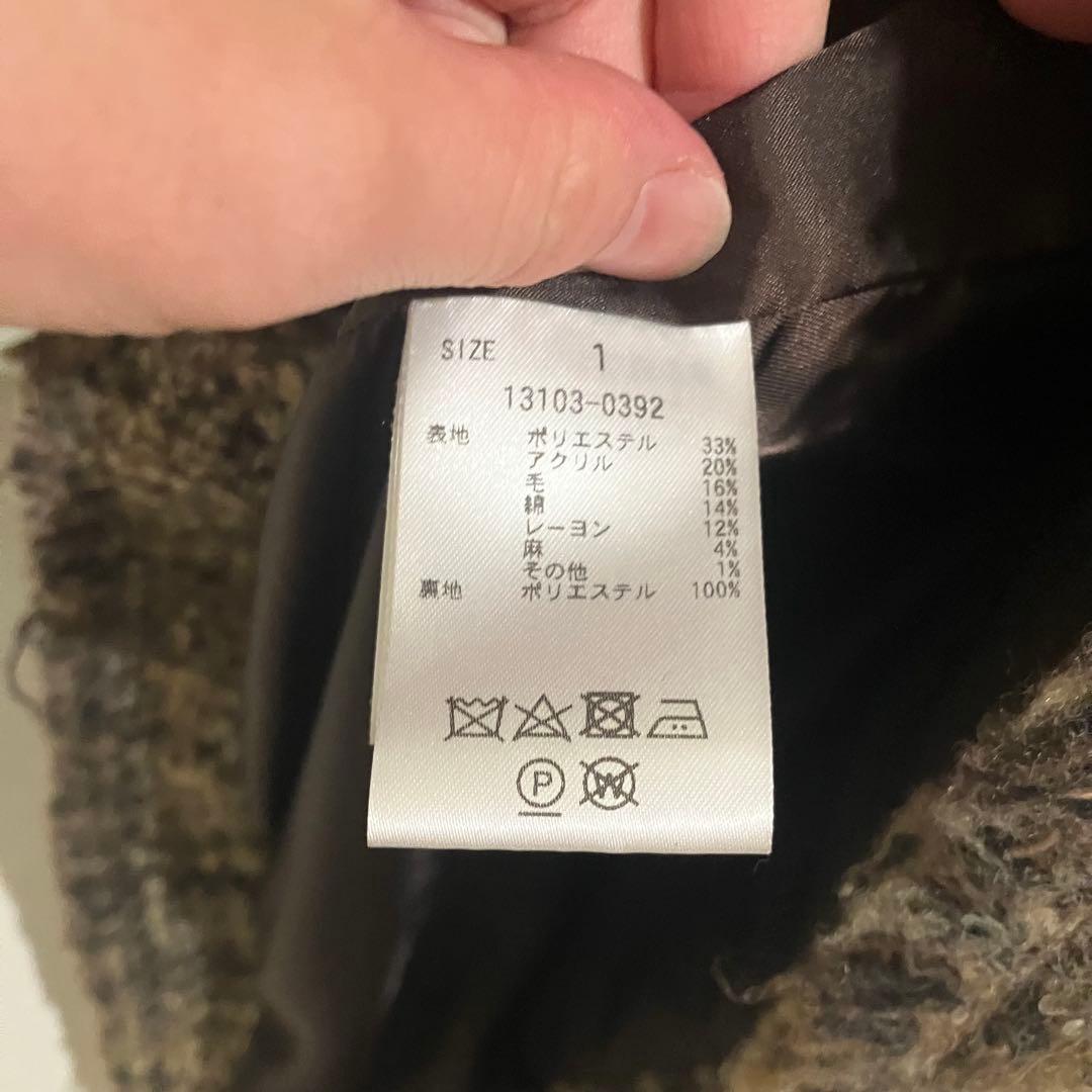 CLANE NO COLOR TWEED JACKET クラネ