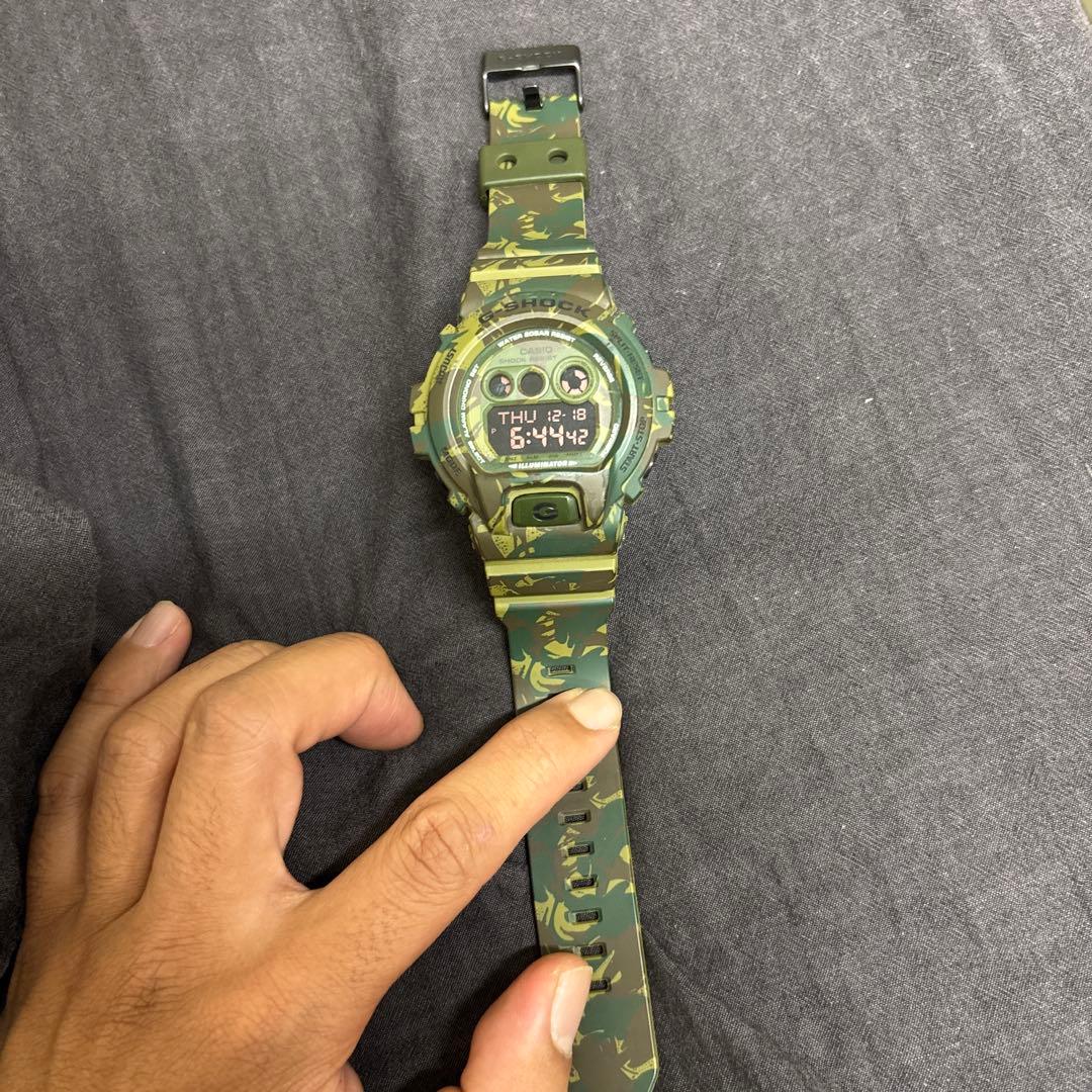 G-Shock DW-6900 迷彩グリーン