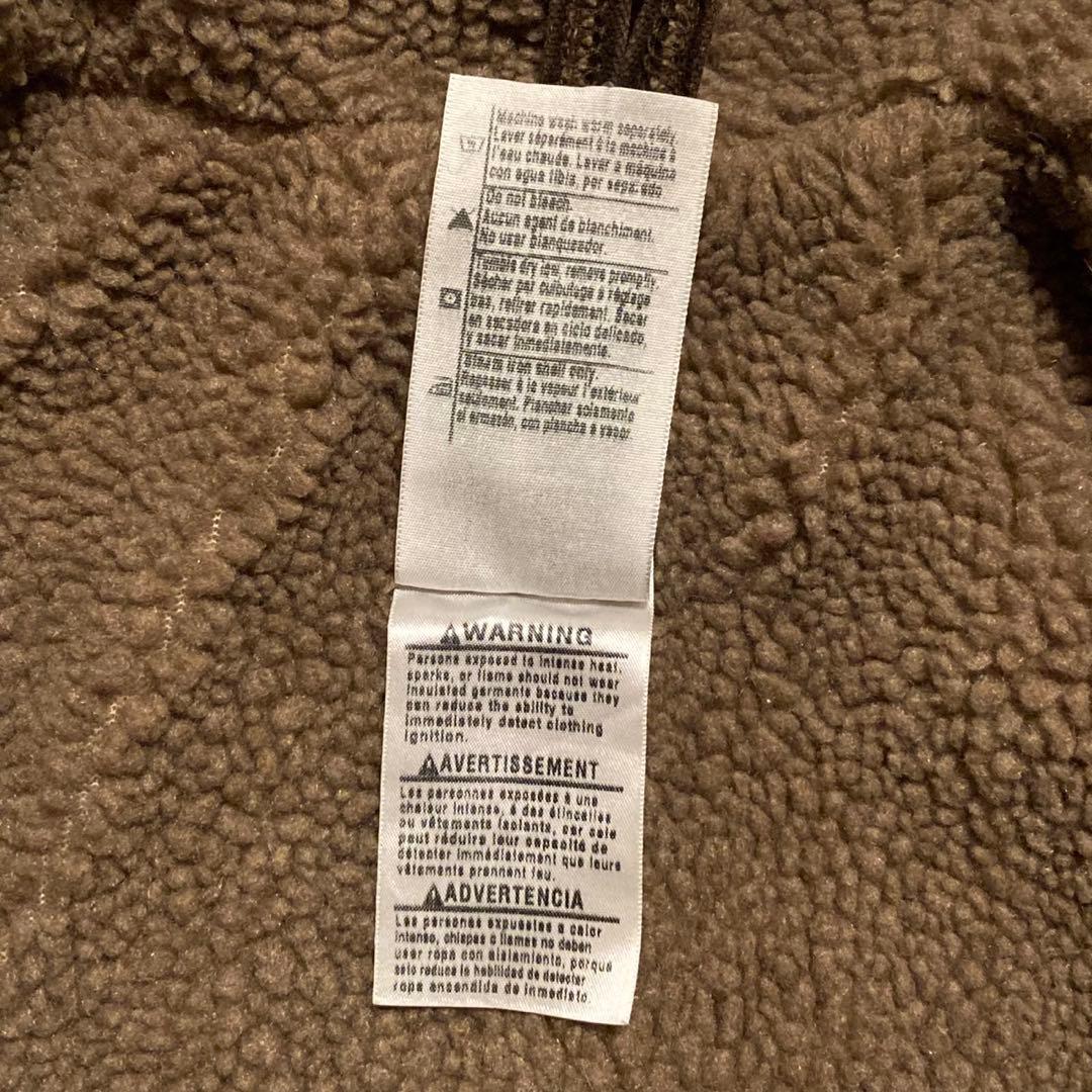 【カーハート】ダック地ジャケット　裏ボア　茶色　S 人気カラー i