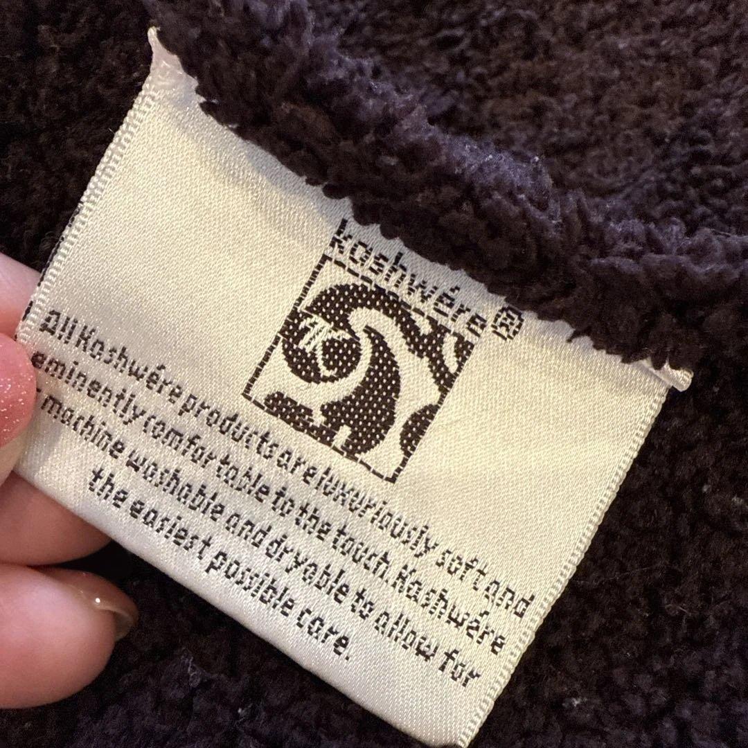 カシウェア　kashwere ブランケット　キングサイズ　brown 茶色