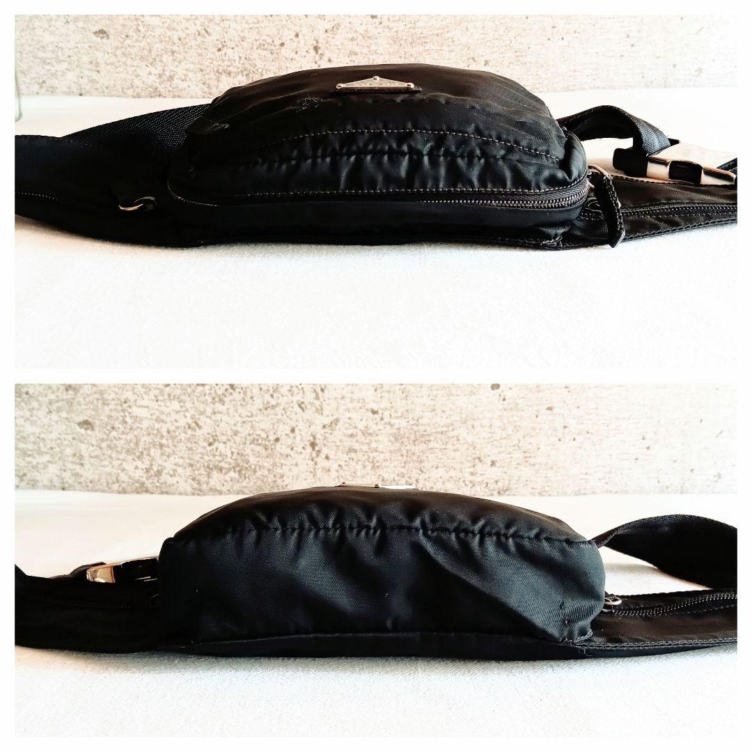 良品 プラダ ナイロン ショルダーバッグ ウエストポーチ 鞄 レディース メンズ