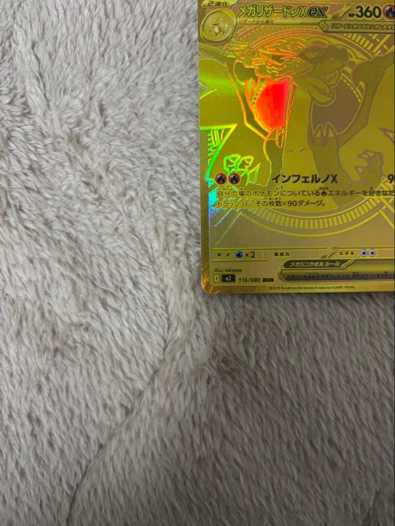 メガリザードンX ex mur センタリング良