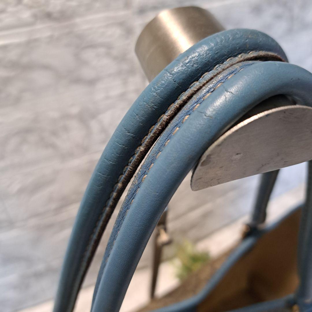 ✨️素敵✨️GUCCI GGスプリーム　PVC トートバッグ　ターコイズブルー