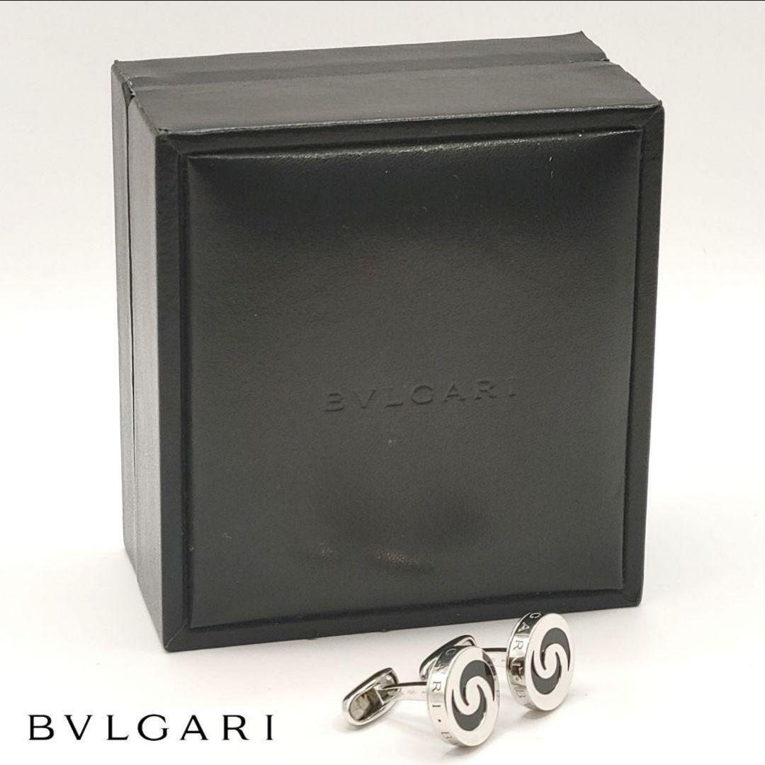 BVLGARI ブルガリ オプティカル カフス オニキスSV925 シルバー