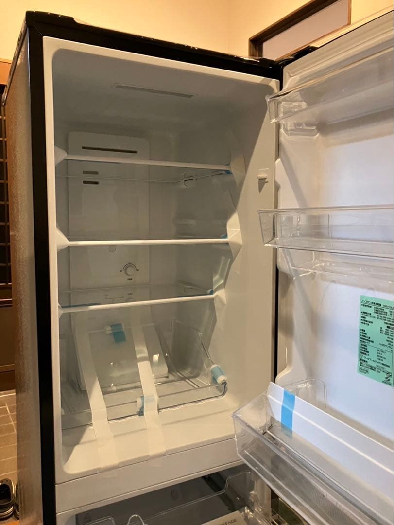 REFAGE YRZF15LK 2ドア冷蔵庫 156L ブラック