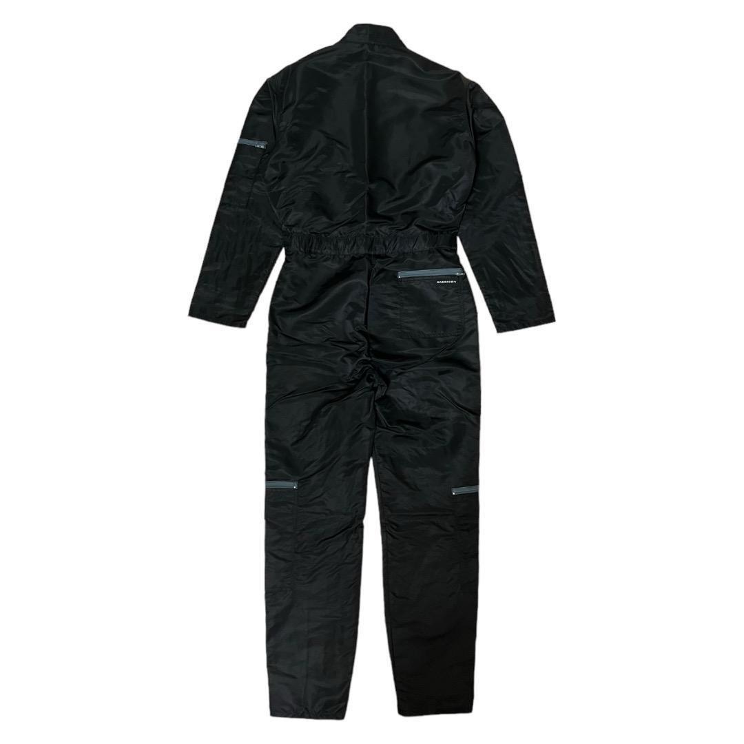 【激レア 良シルエット】00s モード ナイロン デザイン ジャンプスーツ