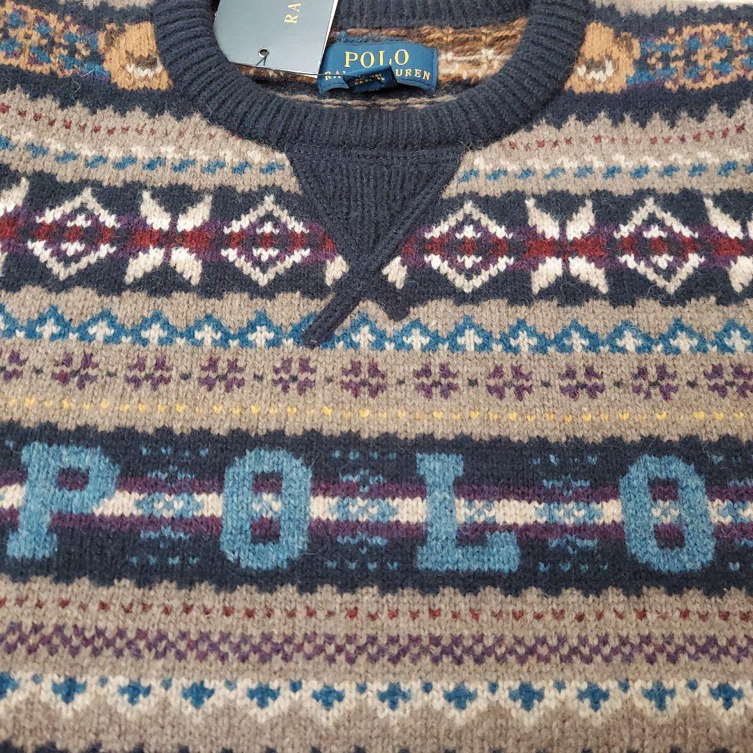 aiueo！ラルフローレンベアニット未使用120