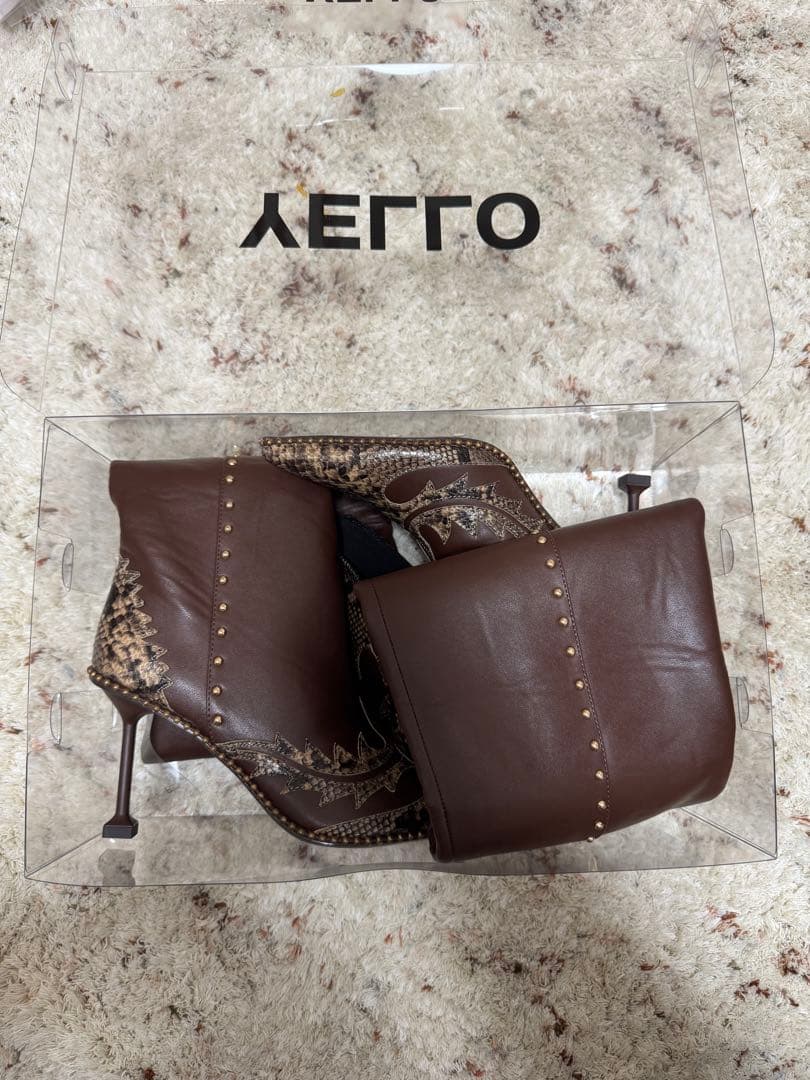 【新品未使用】YELLO ウエスタンブーツ