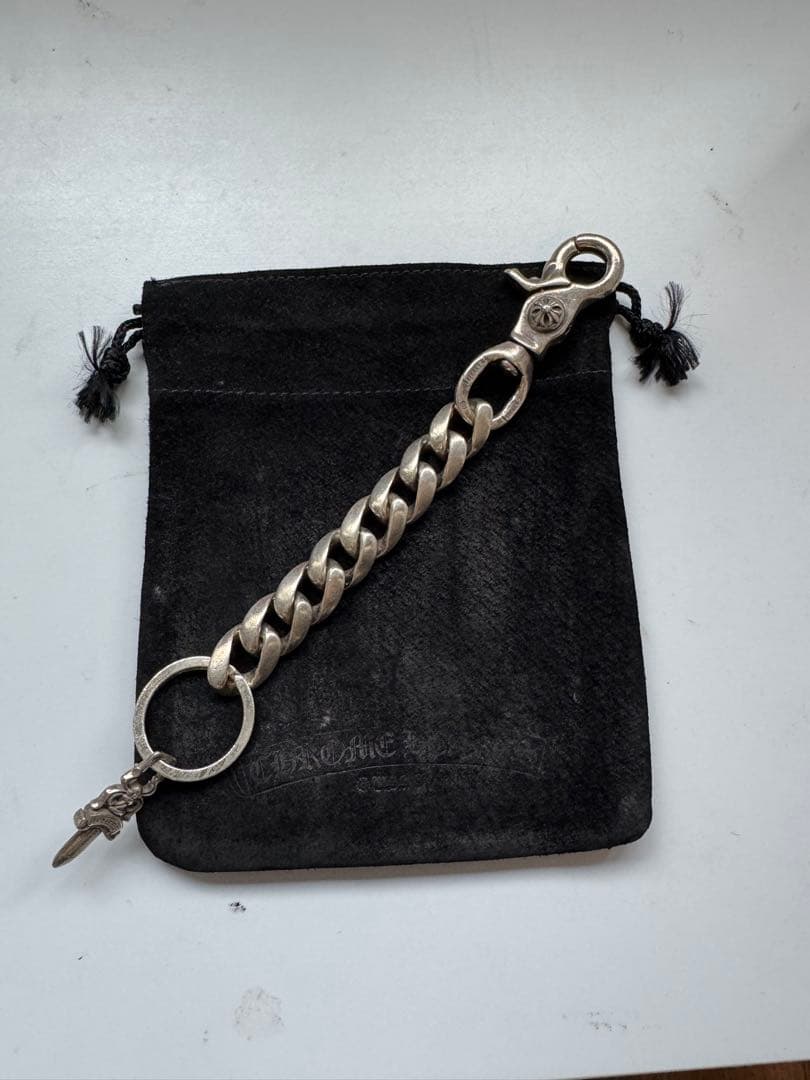本物　クロムハーツ　クラシックキーチェーン　8リンク