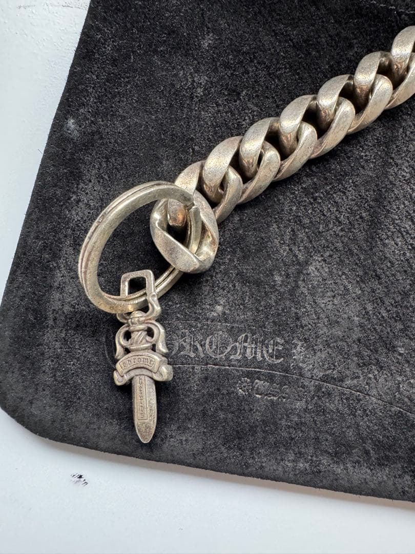 本物　クロムハーツ　クラシックキーチェーン　8リンク