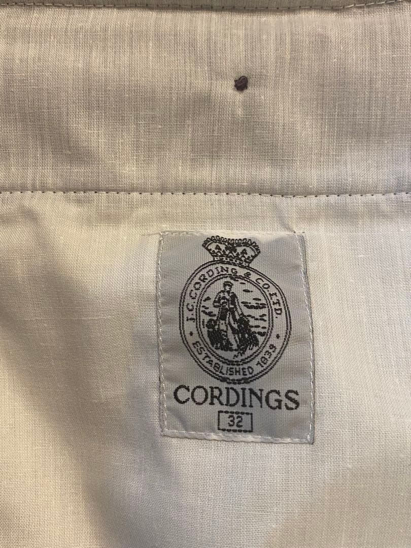 CORDINGS パープル コーデュロイ パンツ 32