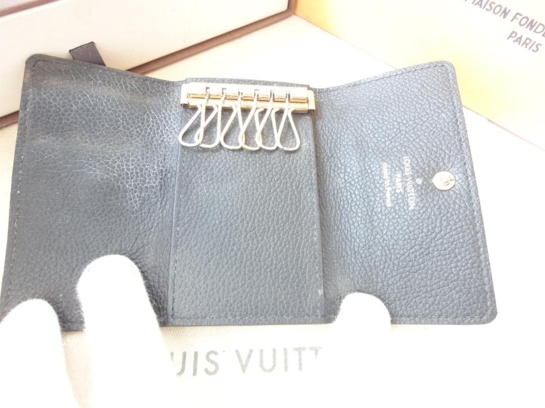 美品☆ヴィトン アンプラント 【ミュルティクレ６】【６連キーケース】A49