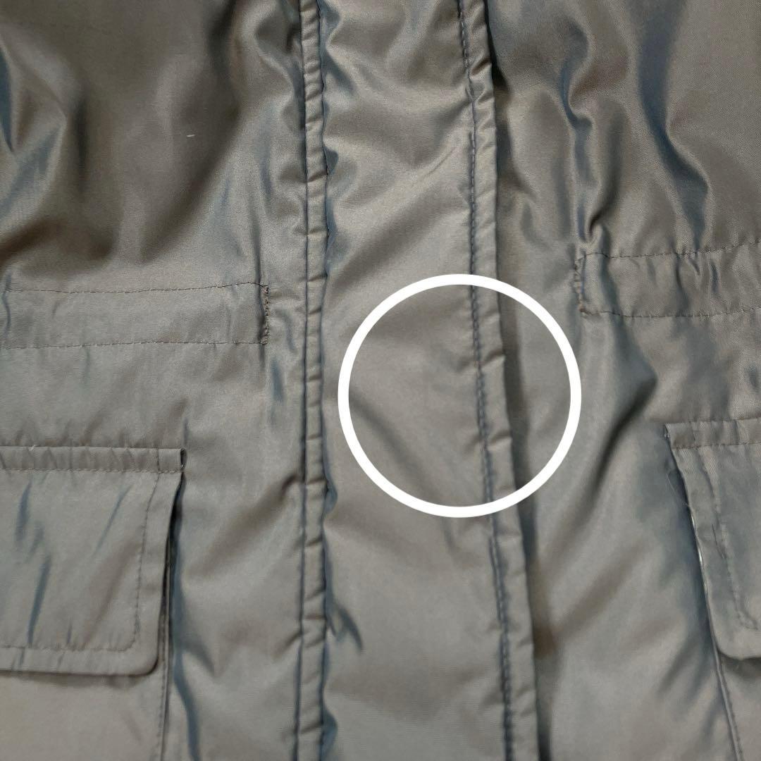 希少　バーバリーロンドン　モッズコート　ノバチェック　リアルファー　ダウン