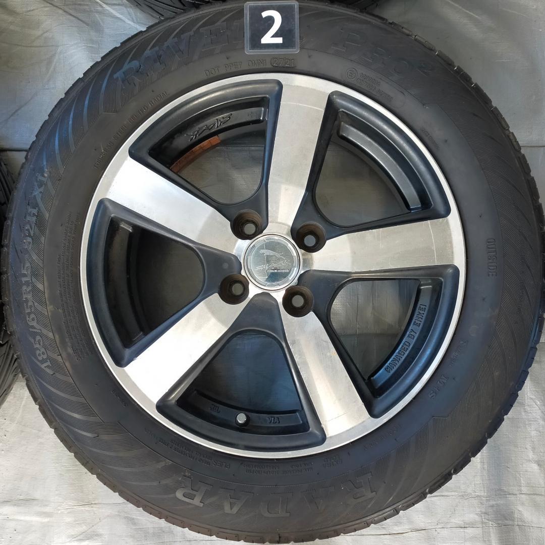 エンケイ製SMACKコルセア15インチ×5.5J　21年製185/65R15