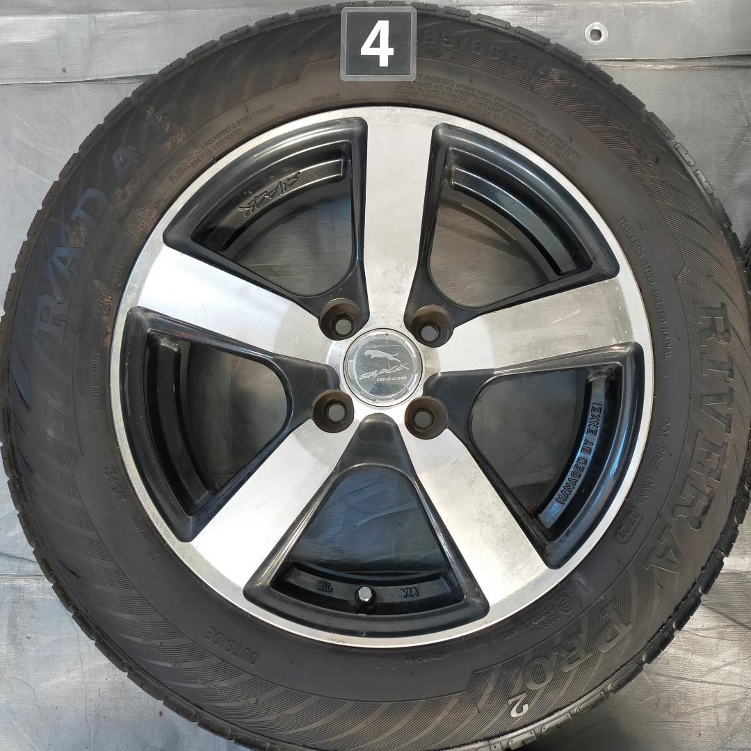 エンケイ製SMACKコルセア15インチ×5.5J　21年製185/65R15