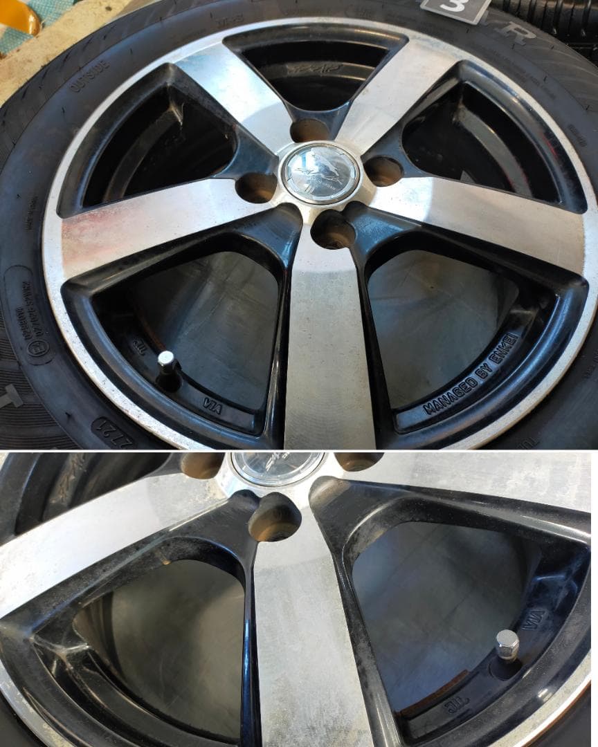 エンケイ製SMACKコルセア15インチ×5.5J　21年製185/65R15