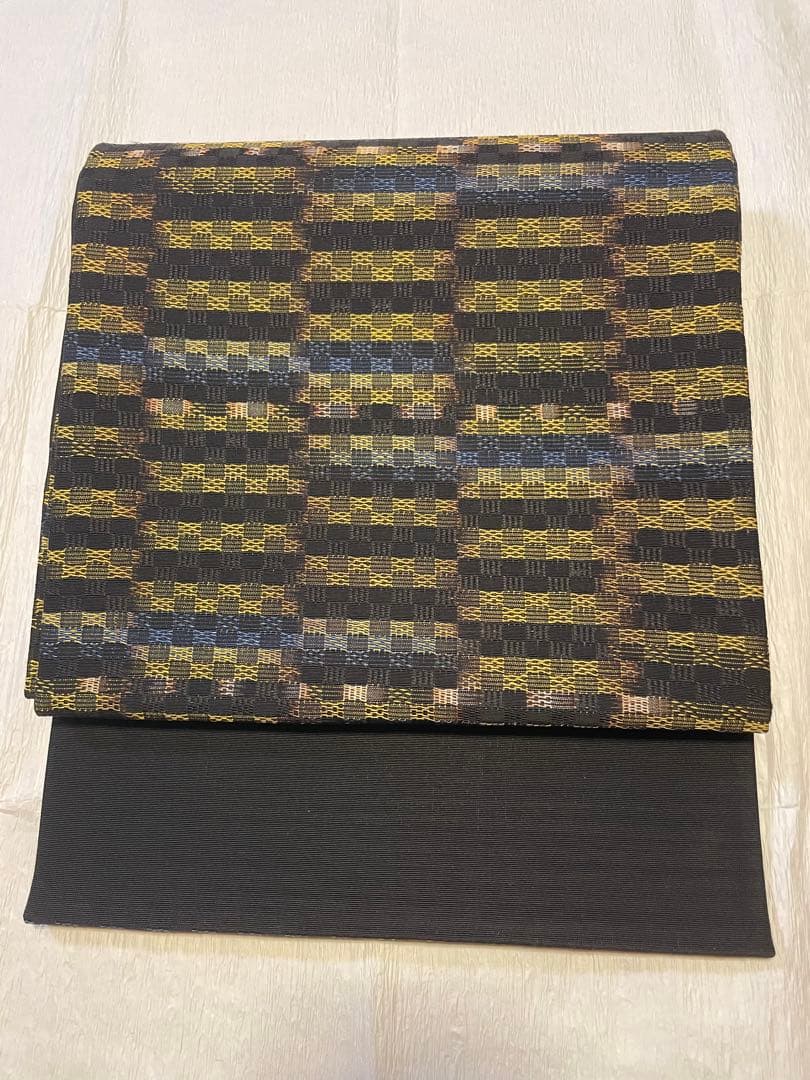 m*5様 新品　南風原花織　名古屋帯　仕立て済み未使用