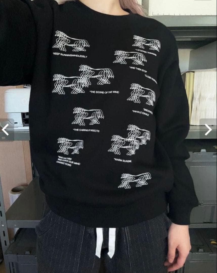 美品　CONVENIENCE YOUNG RUNNING DOGS スウェット