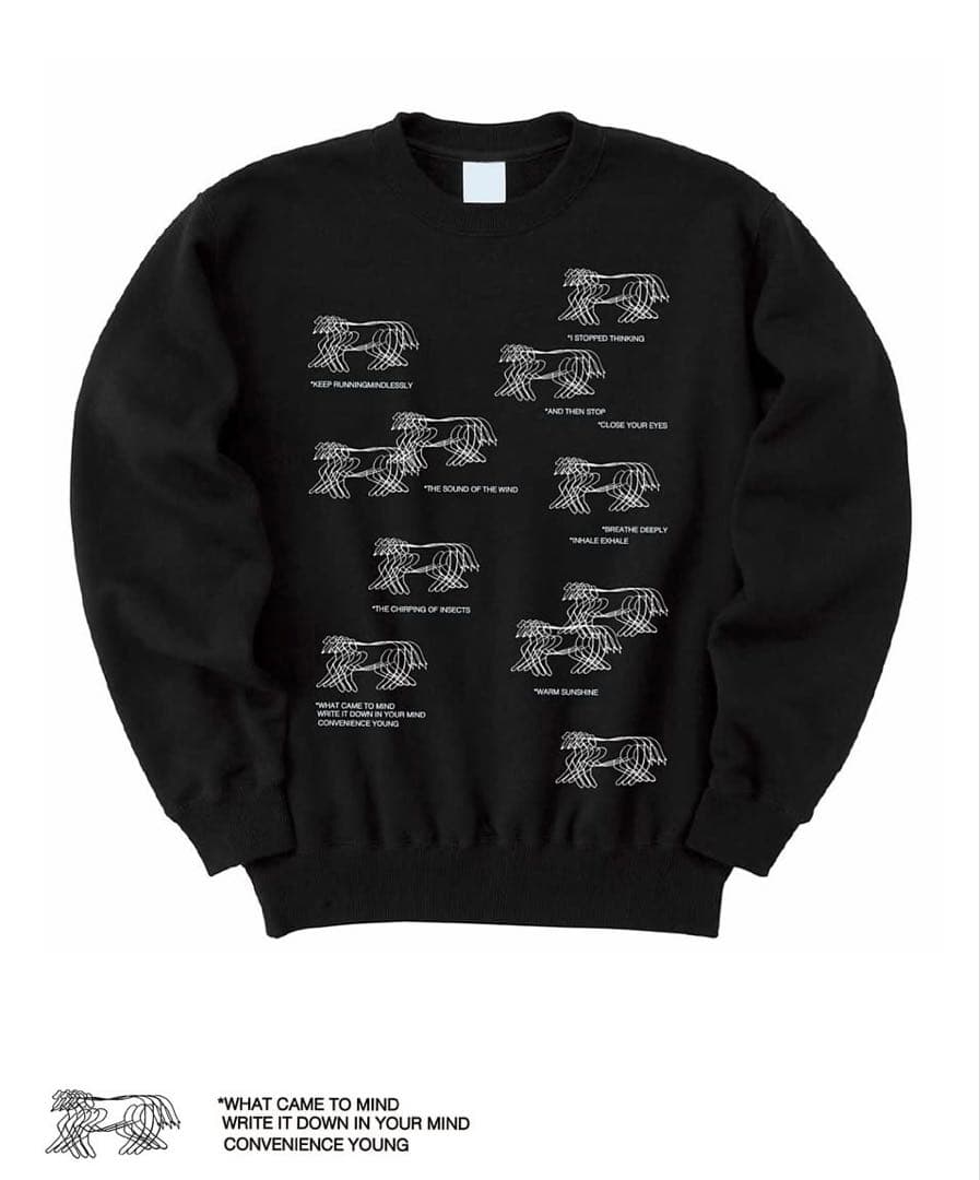 美品　CONVENIENCE YOUNG RUNNING DOGS スウェット