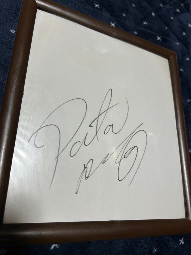 X JAPAN PATA直筆サイン色紙　hide X好き必見！！