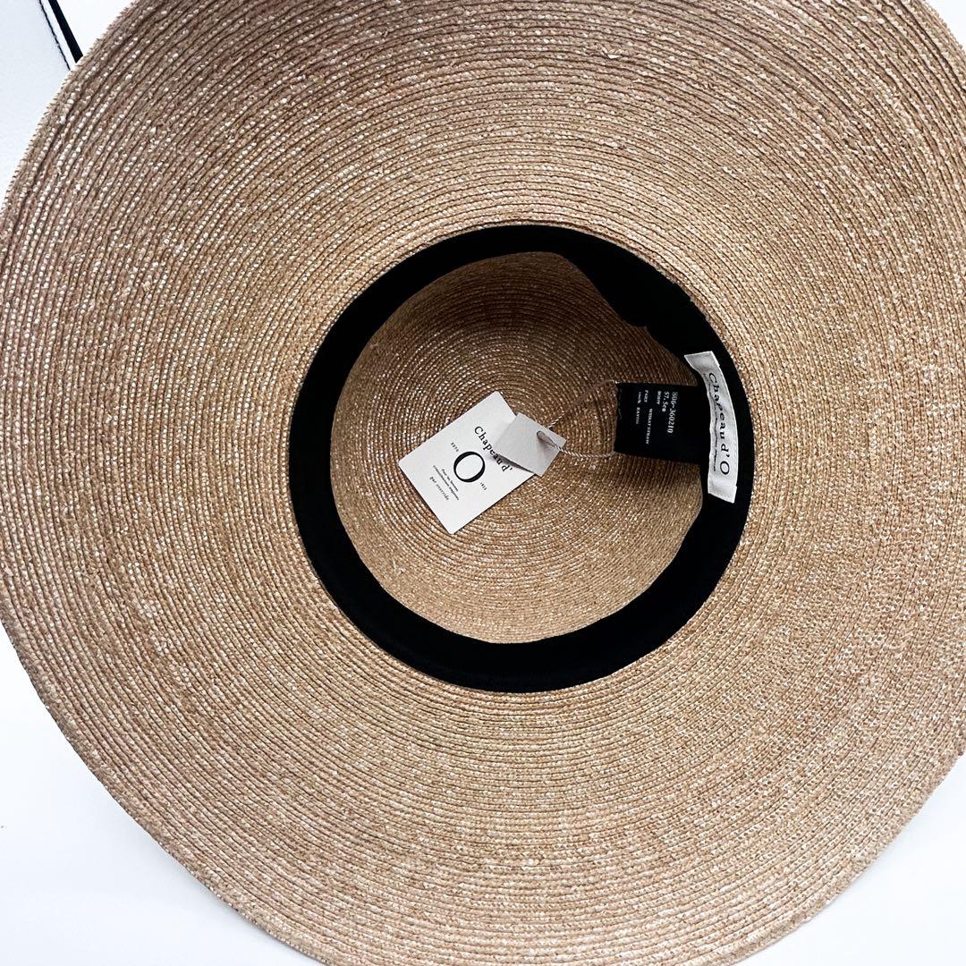 【新品】 Chapeau d’ O ハット ストローハット 麦わら帽子