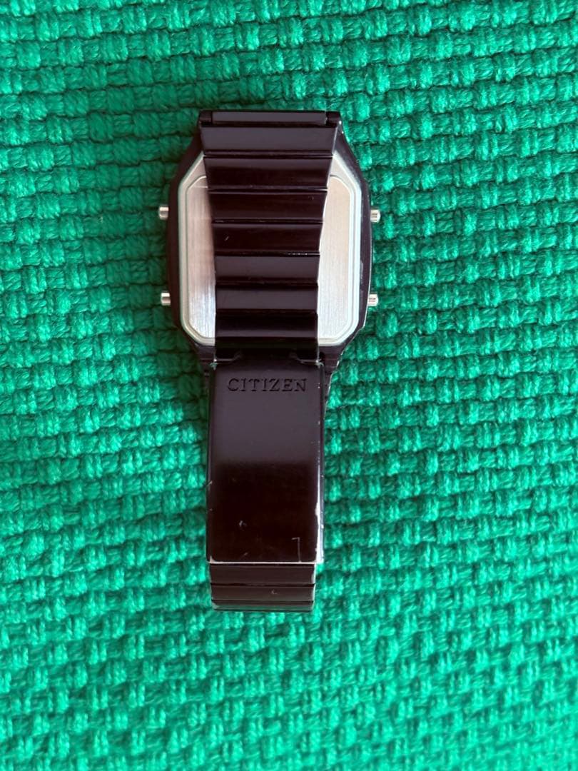 CITIZEN アナデジテンプ　ブラック