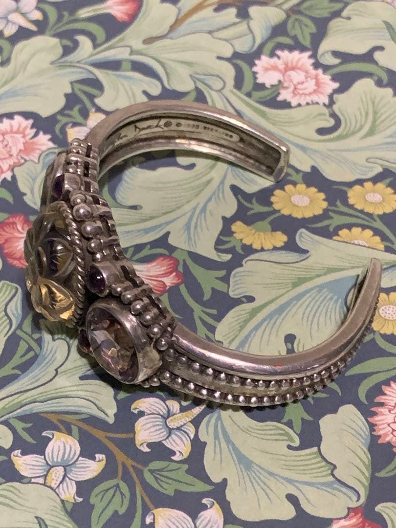 STEPHEN DWECK シルバーバングル（アバロンクォーツ・アメトリン）