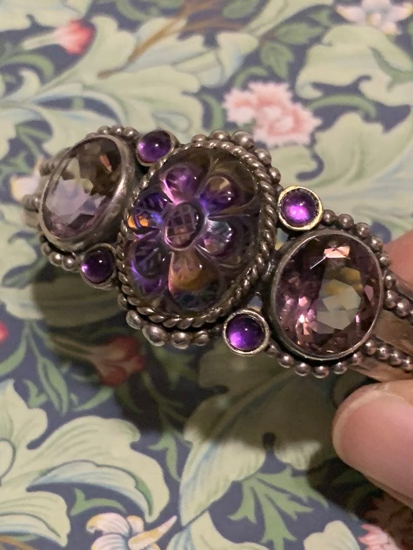 STEPHEN DWECK シルバーバングル（アバロンクォーツ・アメトリン）