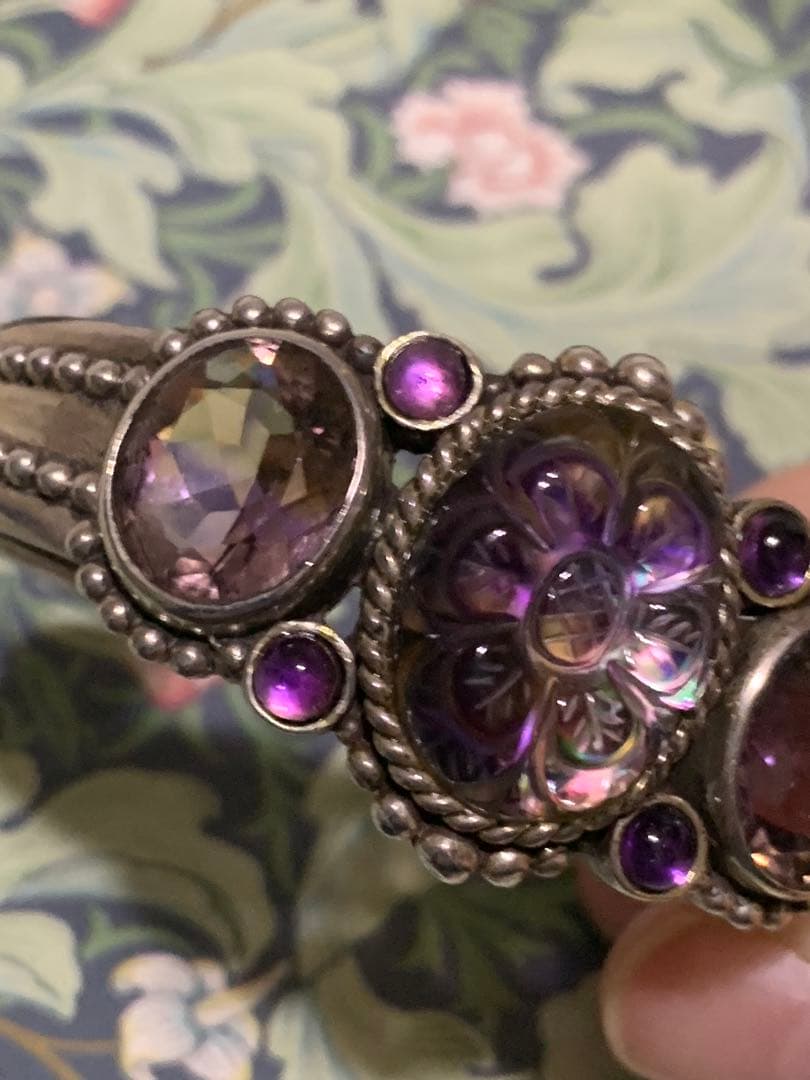 STEPHEN DWECK シルバーバングル（アバロンクォーツ・アメトリン）