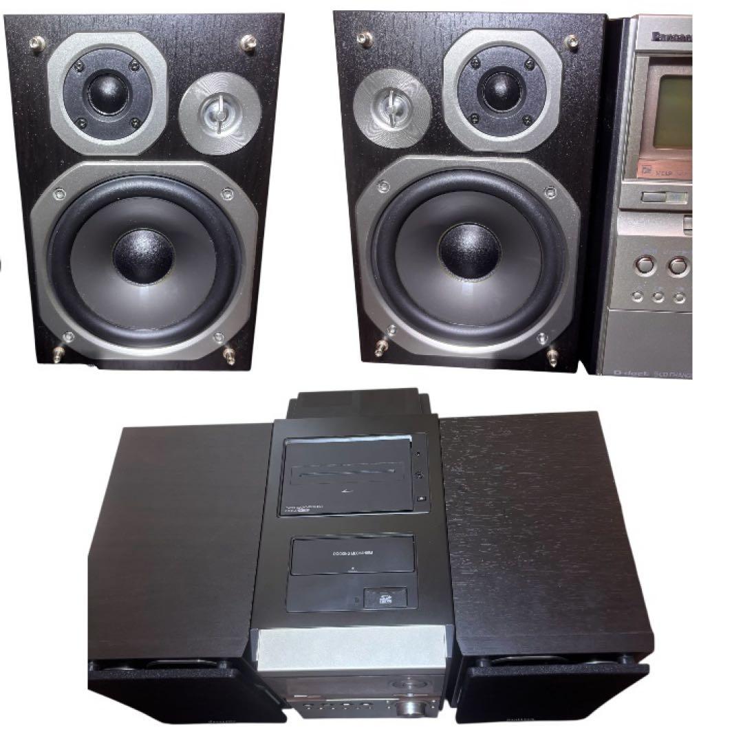 極美品　Panasonic SA-PM870SD CD MDカセットデッキ