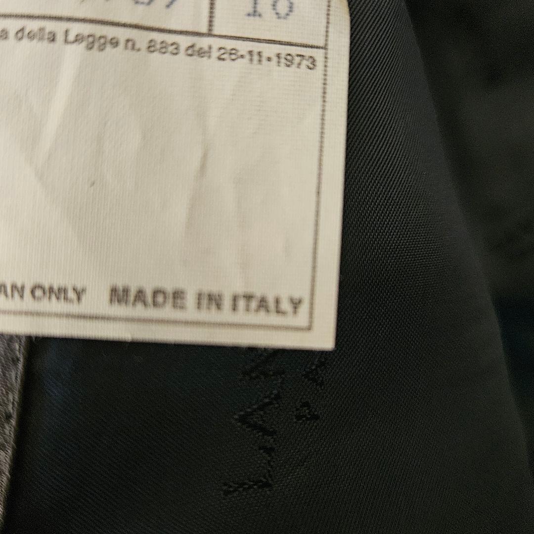 ランバン　カシミア　ダブルテーラードジャケット　濃紺　サイズＬ【美品】