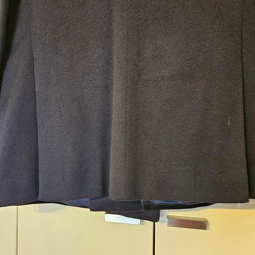 ランバン　カシミア　ダブルテーラードジャケット　濃紺　サイズＬ【美品】