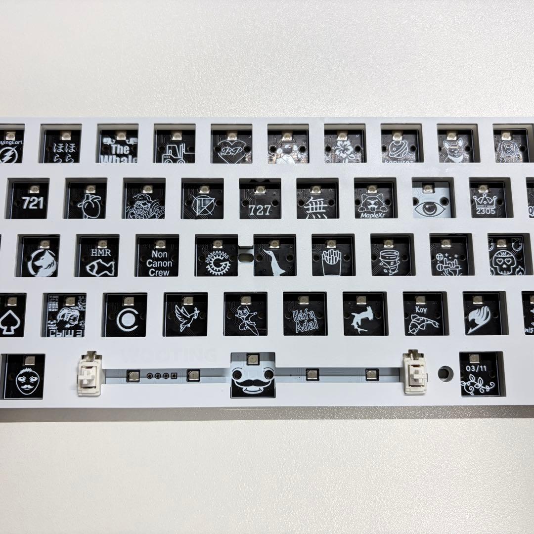 Wooting 60HE+ Module + Optimum case +その他