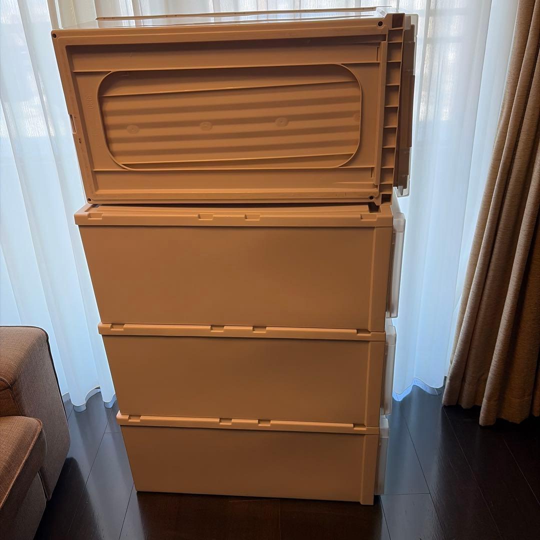 天馬 収納ボックス フィッツケースアドバンス 39×74×30cm 4個