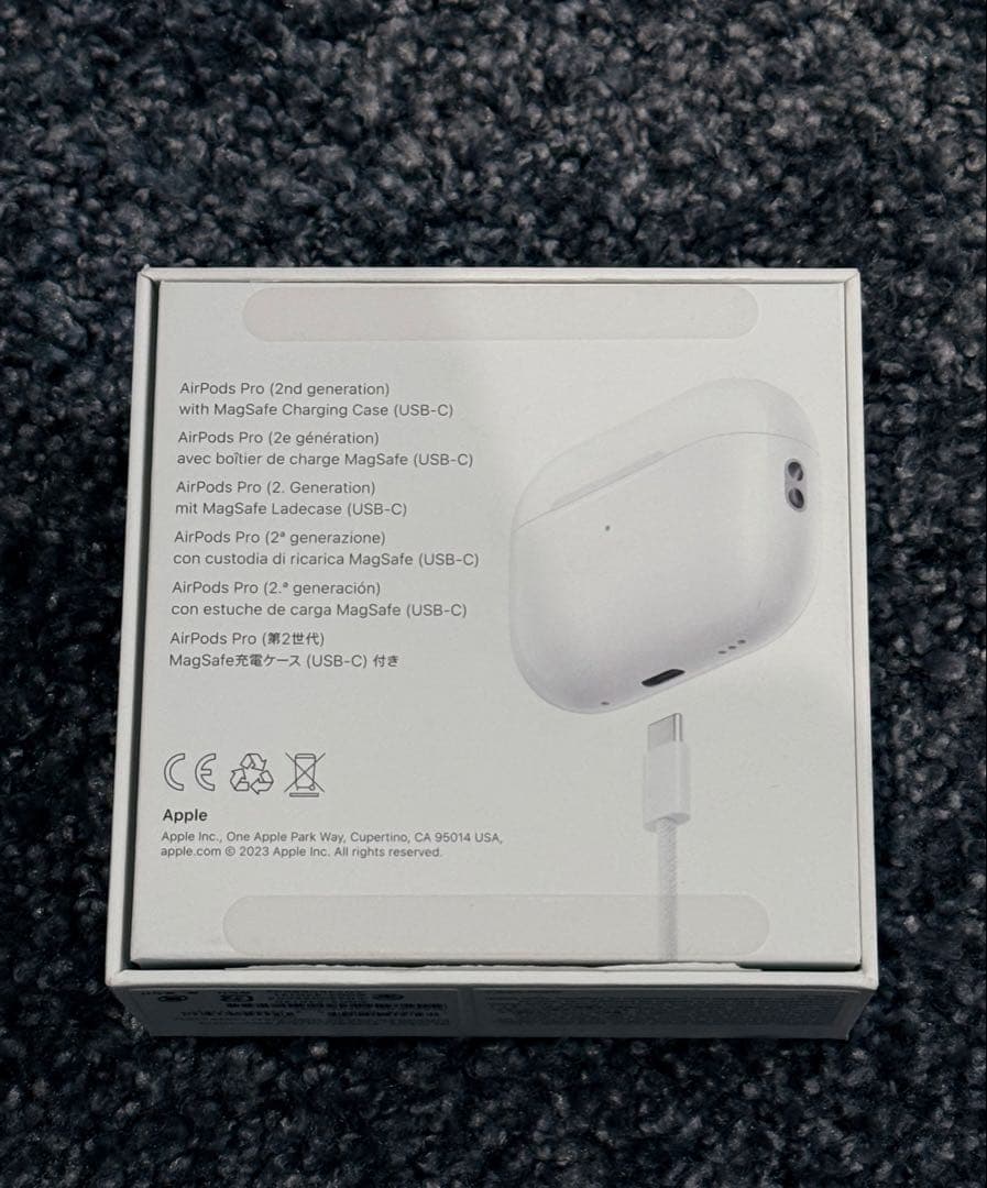 【高級ケース付】AirPods Pro (第2世代) USB-C