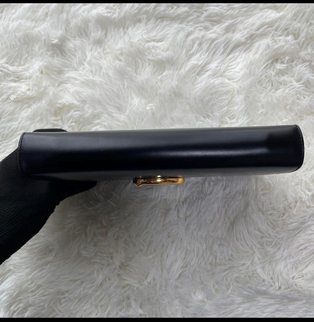 【美品】Cartier カルティエ パンテール クラッチバッグ レザー ブラック