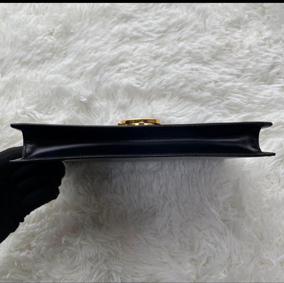 【美品】Cartier カルティエ パンテール クラッチバッグ レザー ブラック